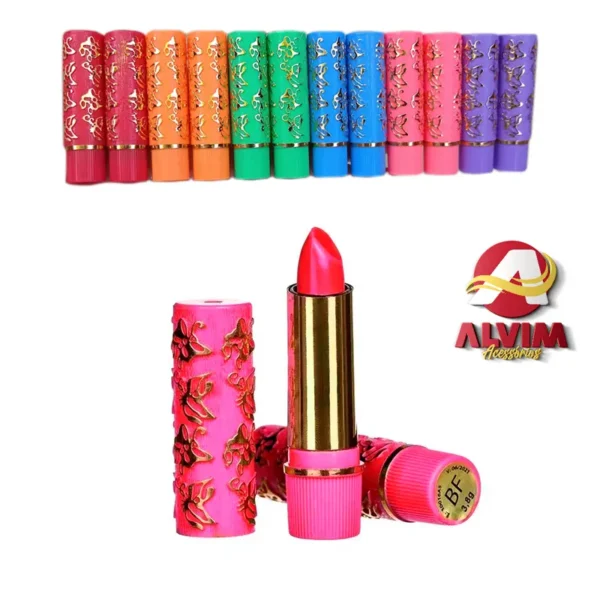 Batom 24 Horas Colorido c/12 COD.: 7899738900187