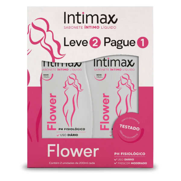 Sabonete Líquido Intimo Intimax Flower Leve 2 Pague 1 200ml