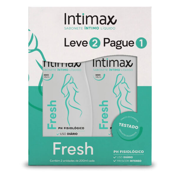 Sabonete Líquido Intimo Intimax Fresh Leve 2 Pague 1 200ml