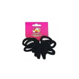 Elástico Meia Fino Preto c/10