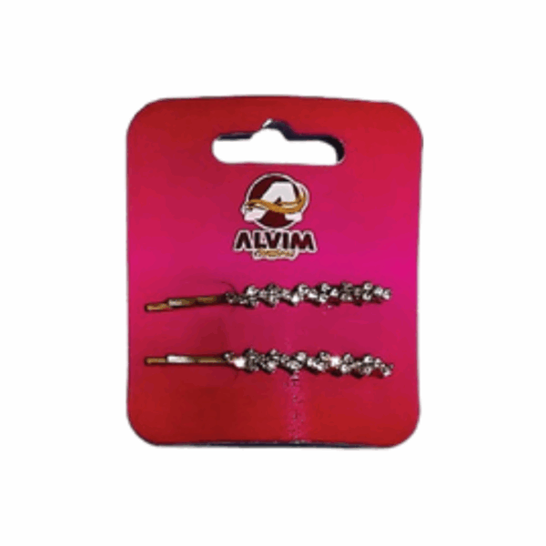 Grampo Cabelo Alvim Strass Par