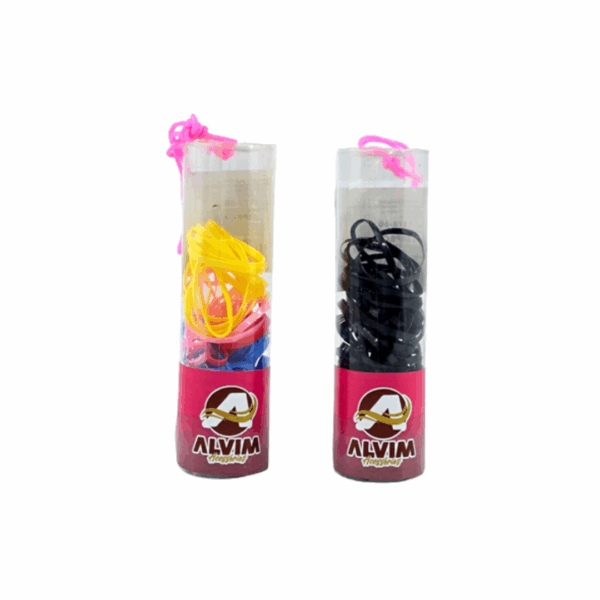 Silicone Cabelo tubinho c/ 60 pçs