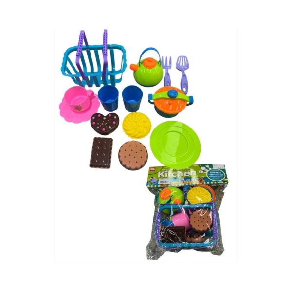 Kit cozinha c/ cestinha 16PCS FU 19557