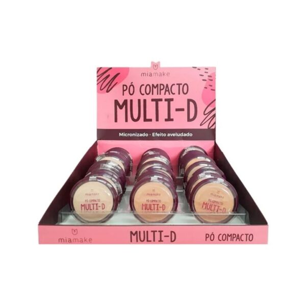 Pó Compacto Mia Make  Multi-D c/ 36  Cod.: 7898562372160