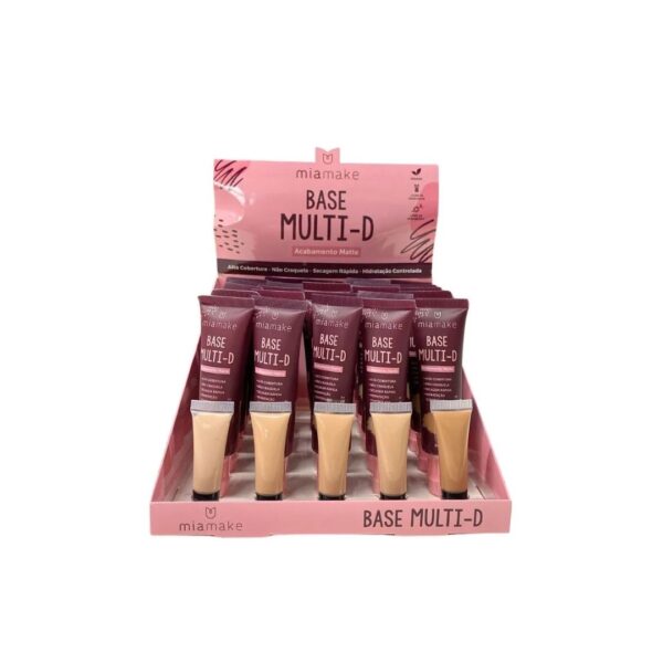 Base Líquida Mia Make Multi-D c/24 Cod.: 7898562353084