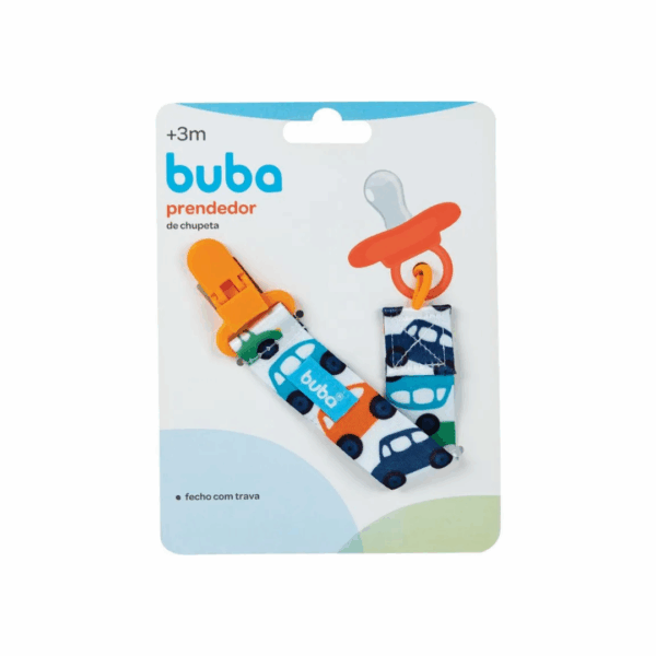 Prendedor de Chupeta Buba Carrinho 7478 Cod.: 7899525674789