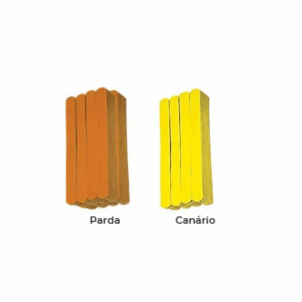 Lixa de Unha Larga c/ 144 Parda Cod.: 7898695720203 Canário Cod.: 7898695720973
