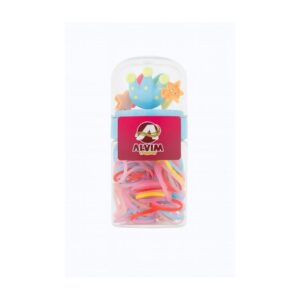 Silicone Cabelo Pote Kit + Mini piranha