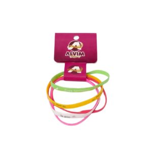 Pulseira Infantil Silicone c/06