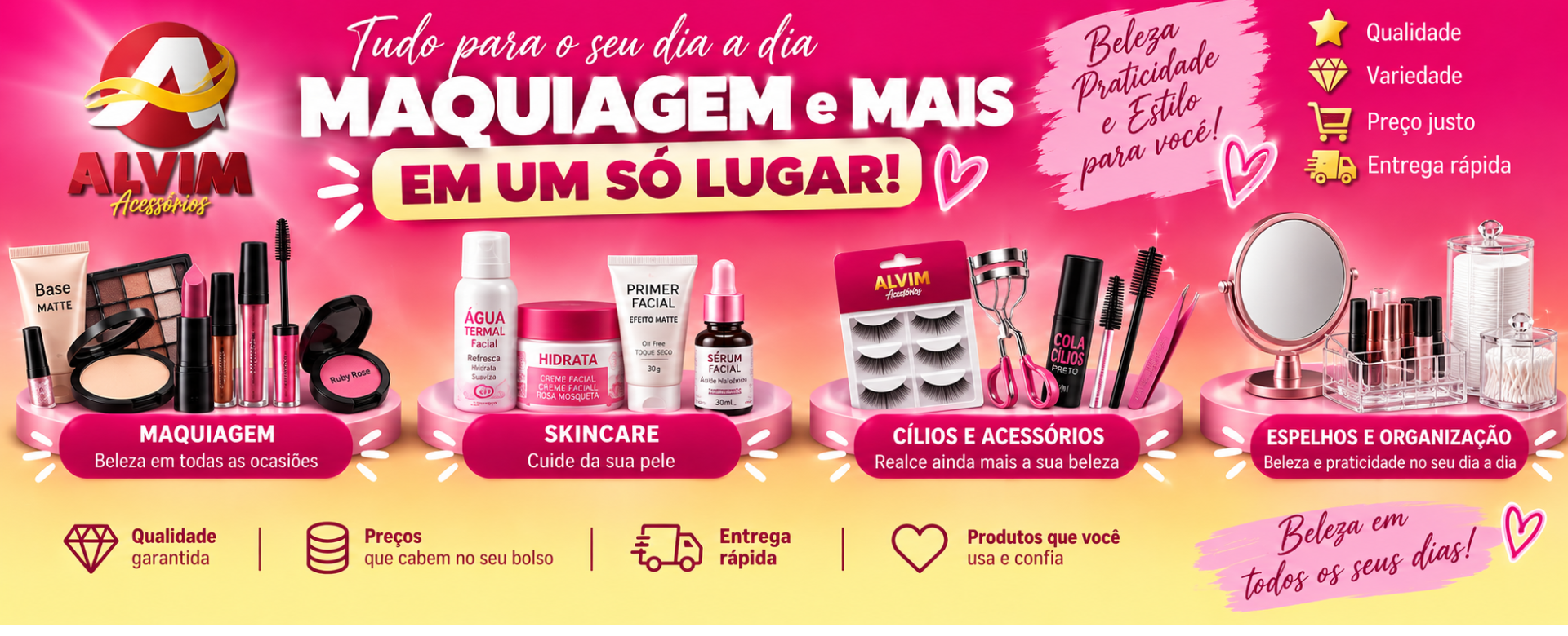 baner maquiagem