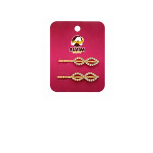 Grampo Cabelo Alvim Strass Par