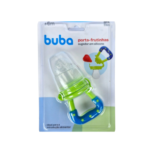101- Porta Frutinha Silicone Buba Azul 12630 Cod._ 7908103726304