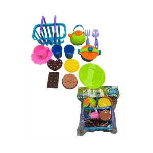 12- Kit cozinha c_ cestinha 16 PCS FU 19557 Cod._ 7908214751659