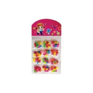 (125B) -Mini Piranha Plástica - Kit com 12 cartelas