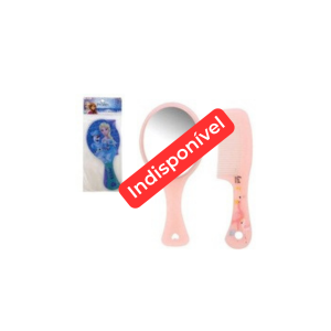 (155) - Kit Espelho e Pente Infantil Cod. 0074468768222