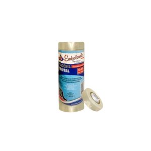 61- Fita Adesiva Embalando Cristal 12mmx10m c_10 Cod._ 7898225140983