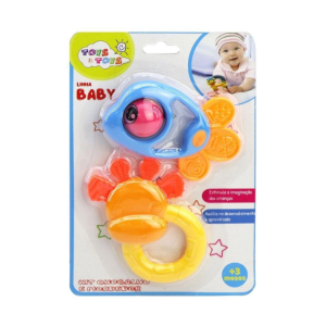 67- Chocalho e Mordedor Baby 20cm 2343 Cod._ 7898008422343