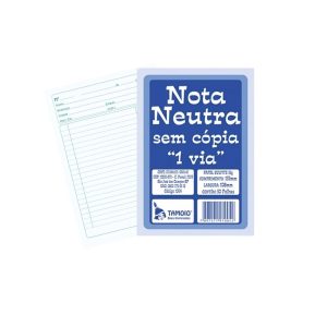 77- Nota Neutra Sem Cópia 50ﬂs Cod._ 7898958465018