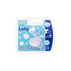 87- Chupeta Lolly Neutro Redondo 2 - 6112-01 Cod._ 7896699033480