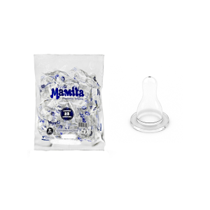 93- Bico Mamadeira Mamita Tradicional Saco 250 Cod._ 78981799465125