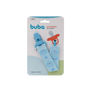 94- Prendedor de Chupeta Buba Ursinho Azul 14495 Cod._ 7908103744957