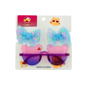 Kit 2 bico pato óculos infantil