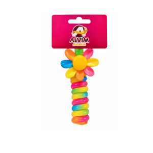 elástico de cabelo plástico mola
