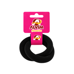 elástico de meia grosso preto